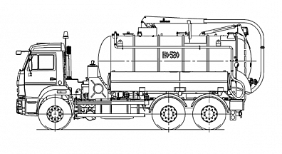Машина илососная КО-530-01
