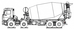 Автобетоносмеситель 5814W2