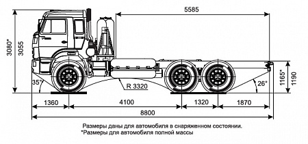 Шасси KAMAZ-43114-30