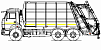 Мусоровоз с задней загрузкой 585180 (Zoeller Medium XL-S)