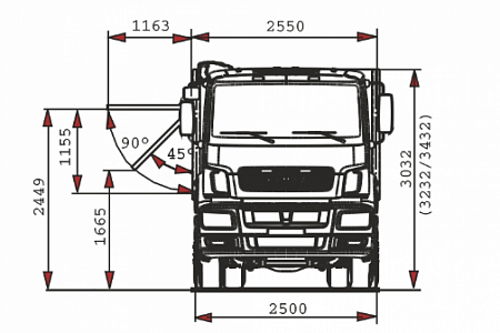 Автомобиль-зерновоз 65207-85002-87
