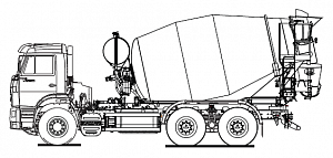 Автобетоносмеситель 58148W