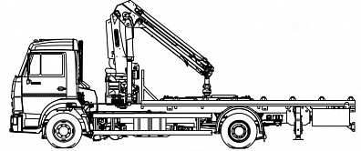 Эвакуатор 658625-0010-03 с КМУ Palfinger 13500T