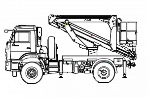 Автогидроподъемник 658638-050-00 Palfinger P240A