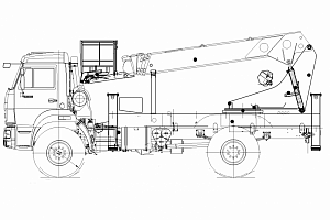 Автогидроподъемник ПСС-131.22Э на шасси 43502