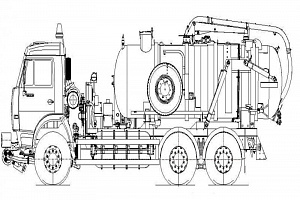 Илососная машина КО-507АГ