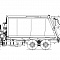 Мусоровоз с задней загрузкой КО-440В1