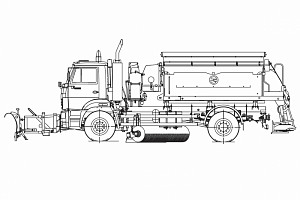 Комбинированная дорожная машина ЭД 244 КМ-24