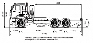 Шасси KAMAZ-43114-30