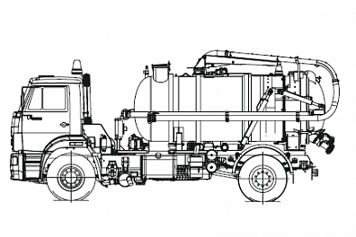 Машина илососная КО-507К