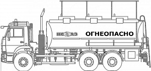 Автотопливозаправщик НЕФАЗ-66052