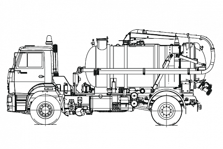 Машина илососная КО-507К