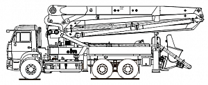Автобетононасос 58153А