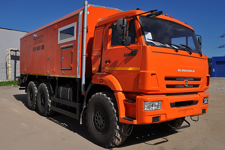 Паропромысловая установка  ППУА 1600/100 УЗСТ 6890-01 на базе шасси КАМАЗ-43118