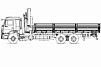 Бортовой автомобиль 6586-403-01 с КМУ FASSI F245A.0.22 на шасси КАМАЗ-65117